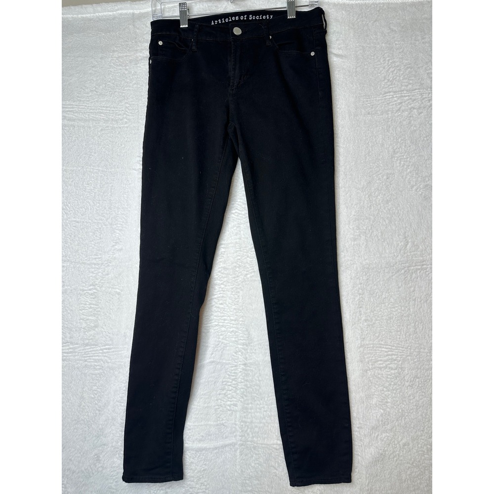 Articles of Society Black Skinny Jeans Mid Rise Denim Pants Size 27
